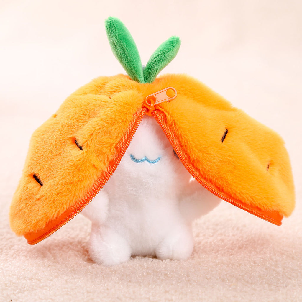 Fruit-Themed Capybara Plush Keychain