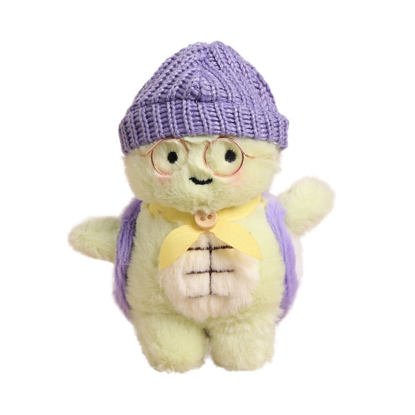Turtle Keychain With Hat And Glasses