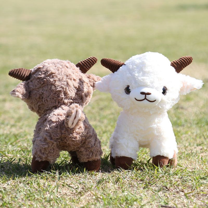 Xinjiang Lamb Souvenir Pendant Standing Posture Bleating Sheep Doll Simulated Sheep Doll Plush Toy Comfort Doll