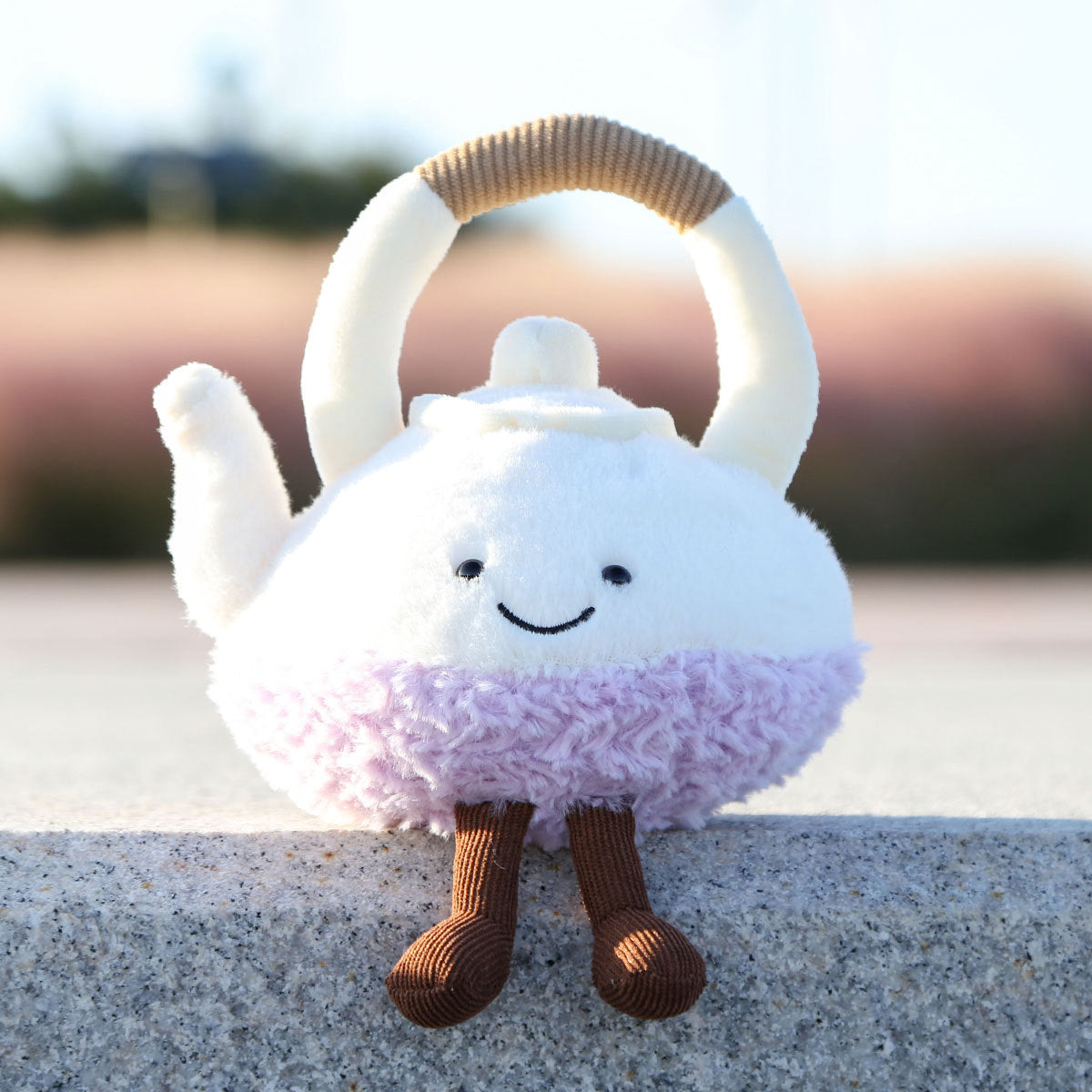 Fun House Coconut Teapot Cute Cartoon Plush Doll Children'S Toy Ornament Christmas Small Decorative Gingerbread House