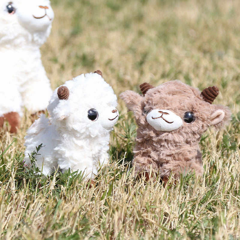 Xinjiang Lamb Souvenir Pendant Standing Posture Bleating Sheep Doll Simulated Sheep Doll Plush Toy Comfort Doll