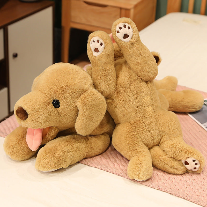 Seth Labrador Puppy Doll Simulated Golden Retriever Dog Doll Soft Bed Children'S Pillow Toy