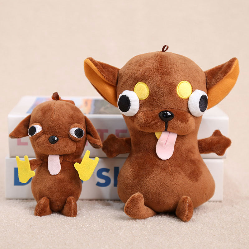 Chihuahua Chihuahau Chihuahua Plush Doll Pendant Cross-Border Best-Selling Foreign Trade Wholesale Keychain