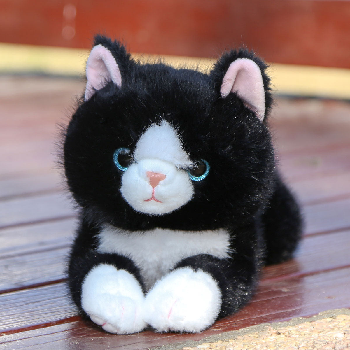 Set Dudu Lying Down Silly Cat Doll Kitten Plush Toy Simulation Comfort Doll Girl Gift