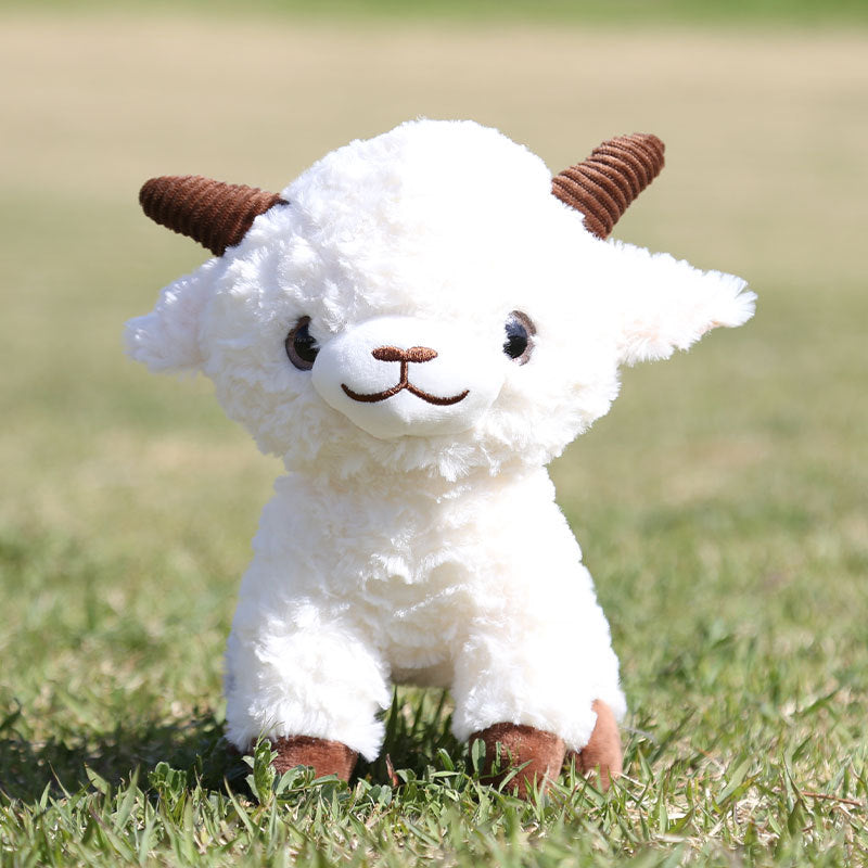Xinjiang Lamb Souvenir Pendant Standing Posture Bleating Sheep Doll Simulated Sheep Doll Plush Toy Comfort Doll