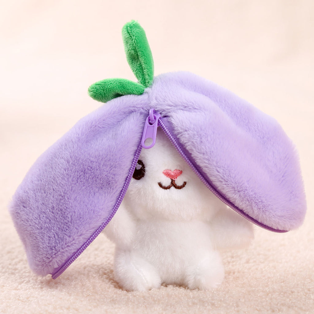 Fruit-Themed Capybara Plush Keychain