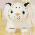 Simulation Little Tiger Doll Plush Toy Cute Siberian Tiger Small Pendant Doll Zodiac White Tiger Cloth Doll Children