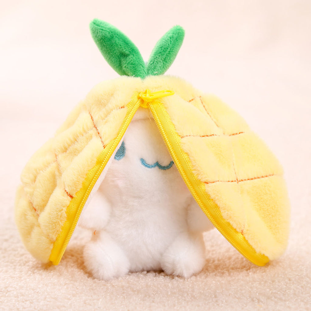 Fruit-Themed Capybara Plush Keychain