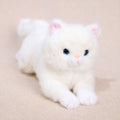 Set Dudu Lying Down Silly Cat Doll Kitten Plush Toy Simulation Comfort Doll Girl Gift