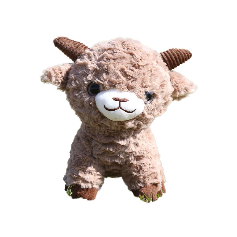 Xinjiang Lamb Souvenir Pendant Standing Posture Bleating Sheep Doll Simulated Sheep Doll Plush Toy Comfort Doll