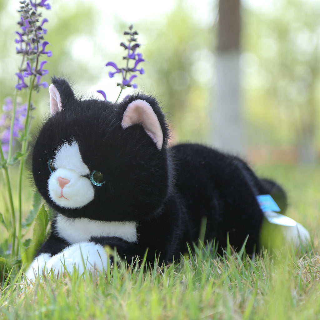 Set Dudu Lying Down Silly Cat Doll Kitten Plush Toy Simulation Comfort Doll Girl Gift